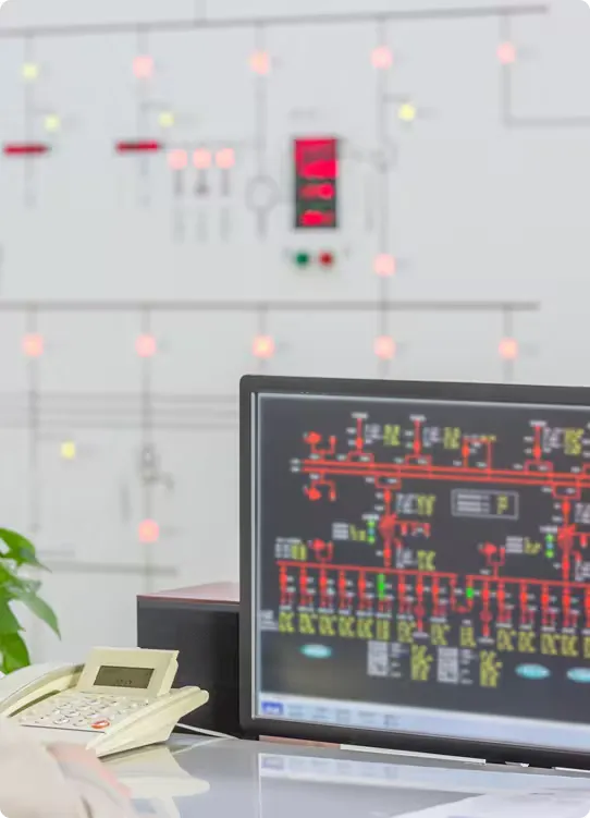 Armário de rede com switches