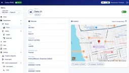 A usina cadastrada e a sua localização